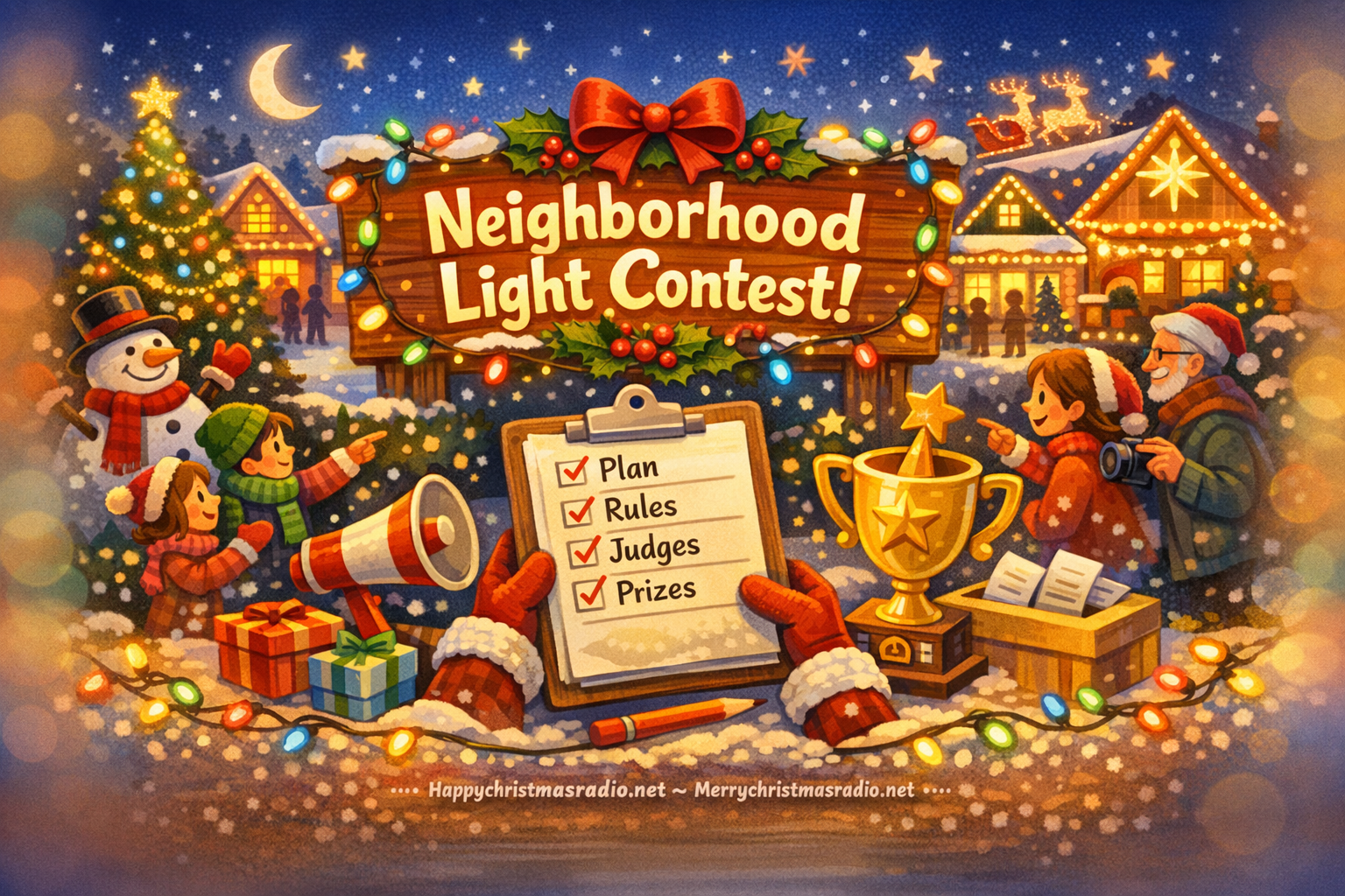 How to Organize a Neighborhood Light Contest