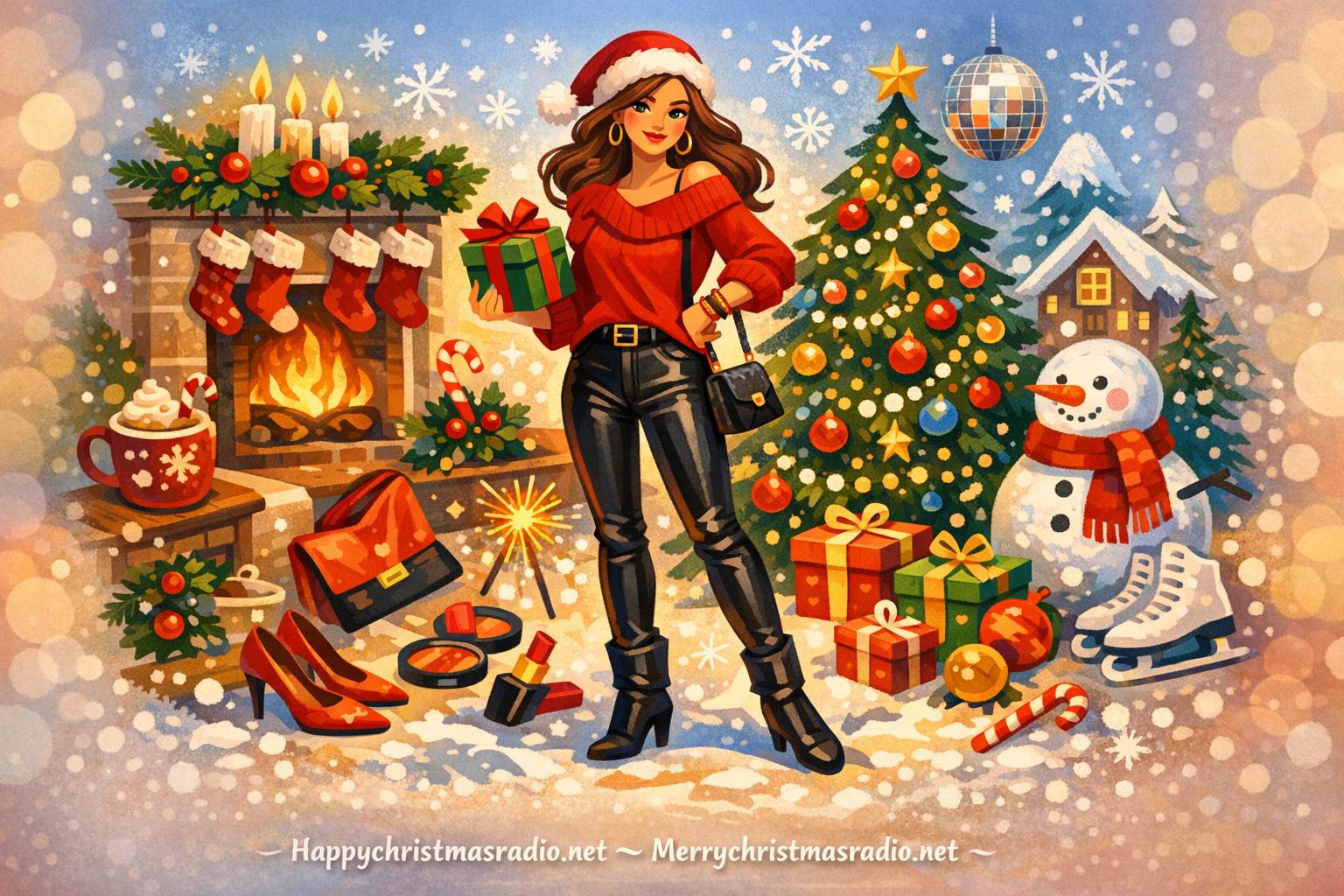 How to Style Leather Pants for a Festive Edge