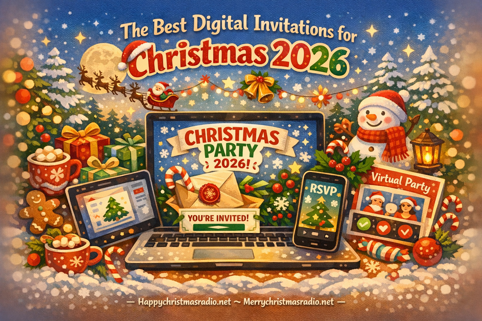 The Best Digital Invitations for Christmas 2026