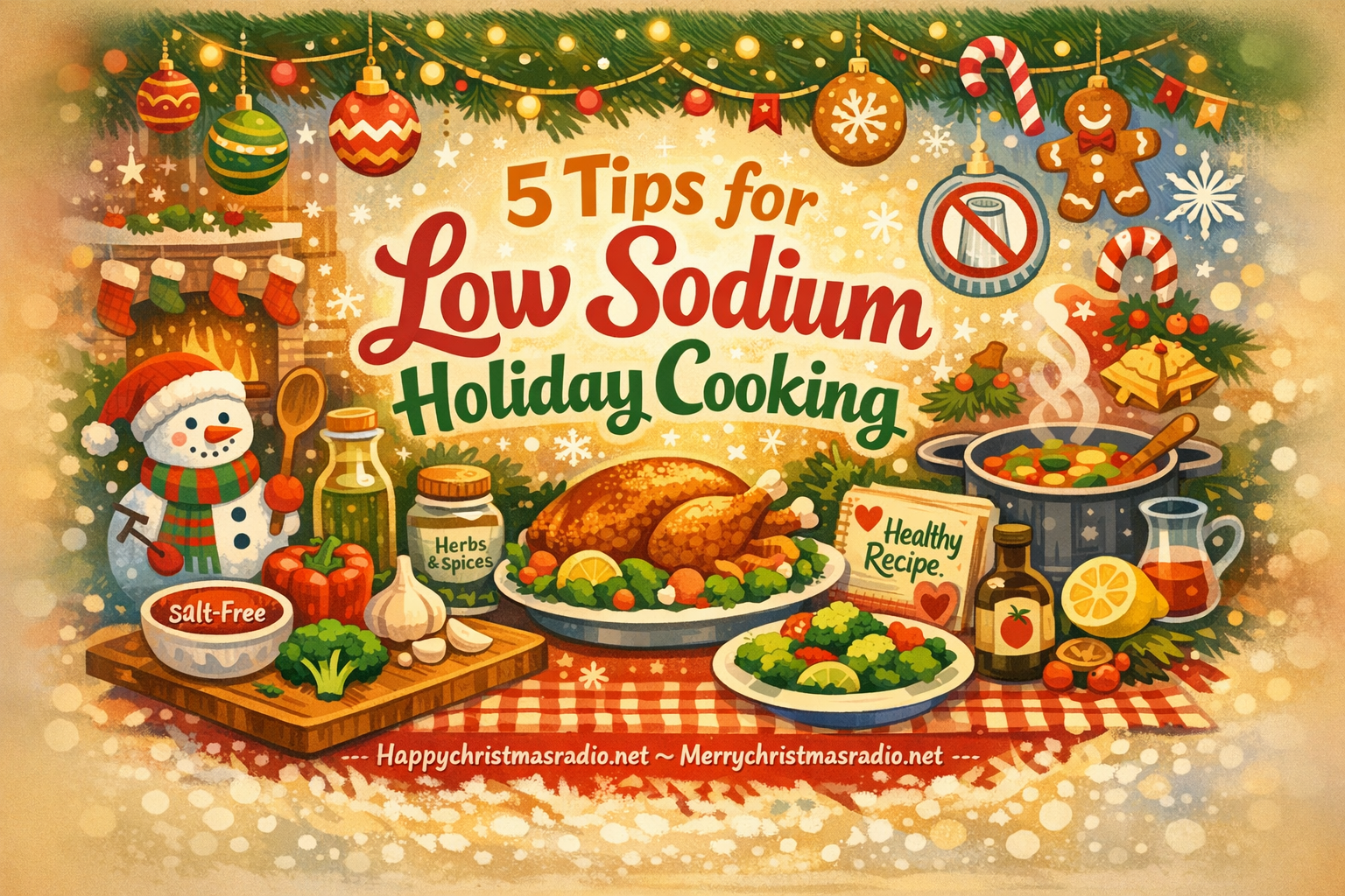 5 Tips for Low Sodium Holiday Cooking