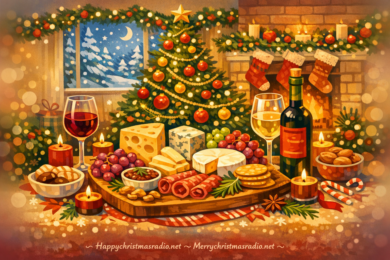 How to Host a Cheese and Wine Holiday Night