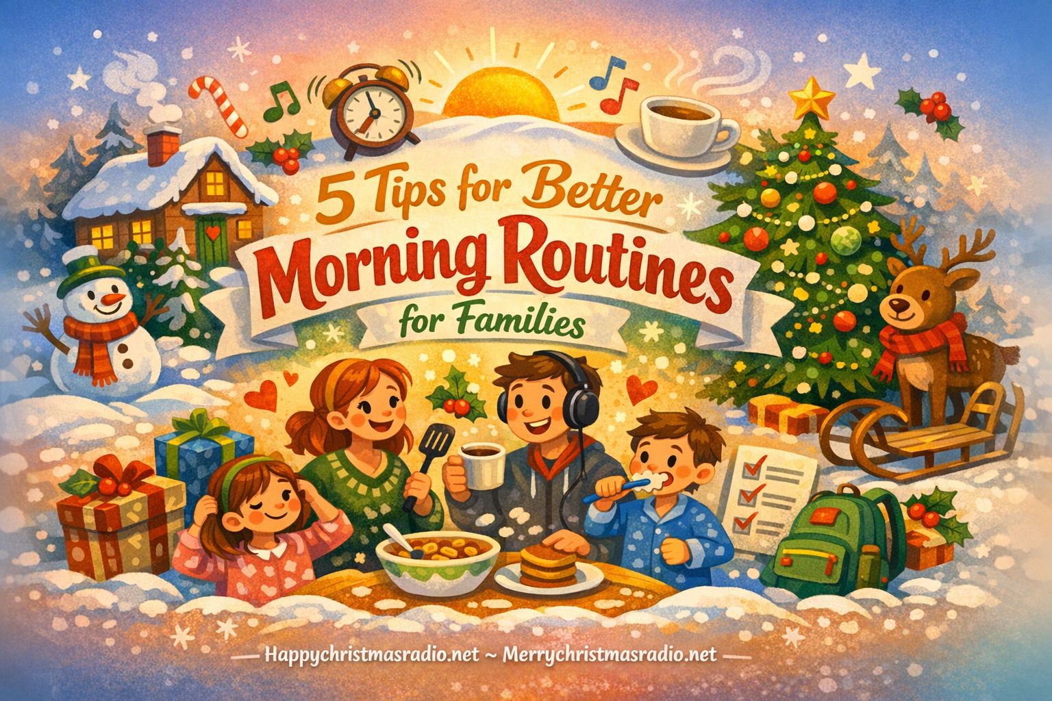 5 Tips for Better Morning Routines for Families