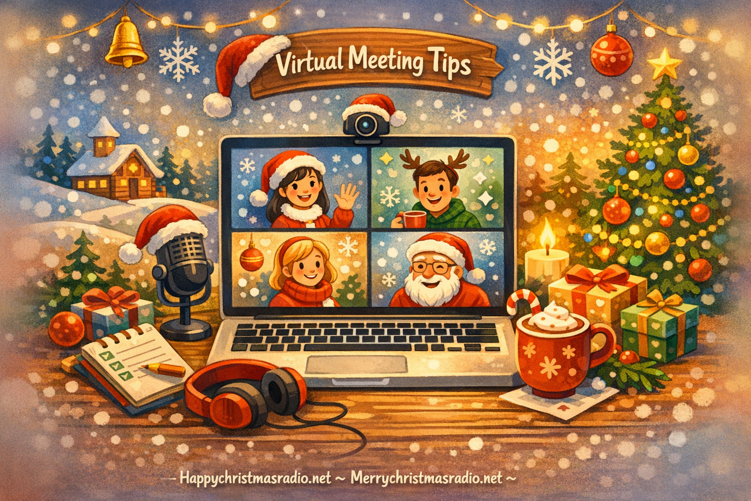 How to Improve Your Virtual Meeting Presence This Christmas