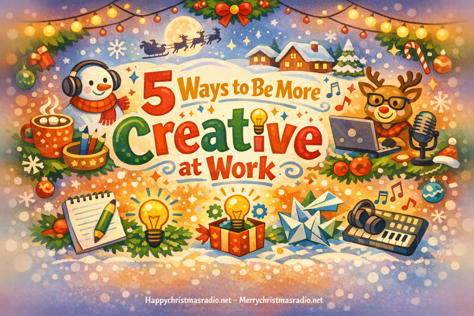 5 Ways to Be More Creative at Work