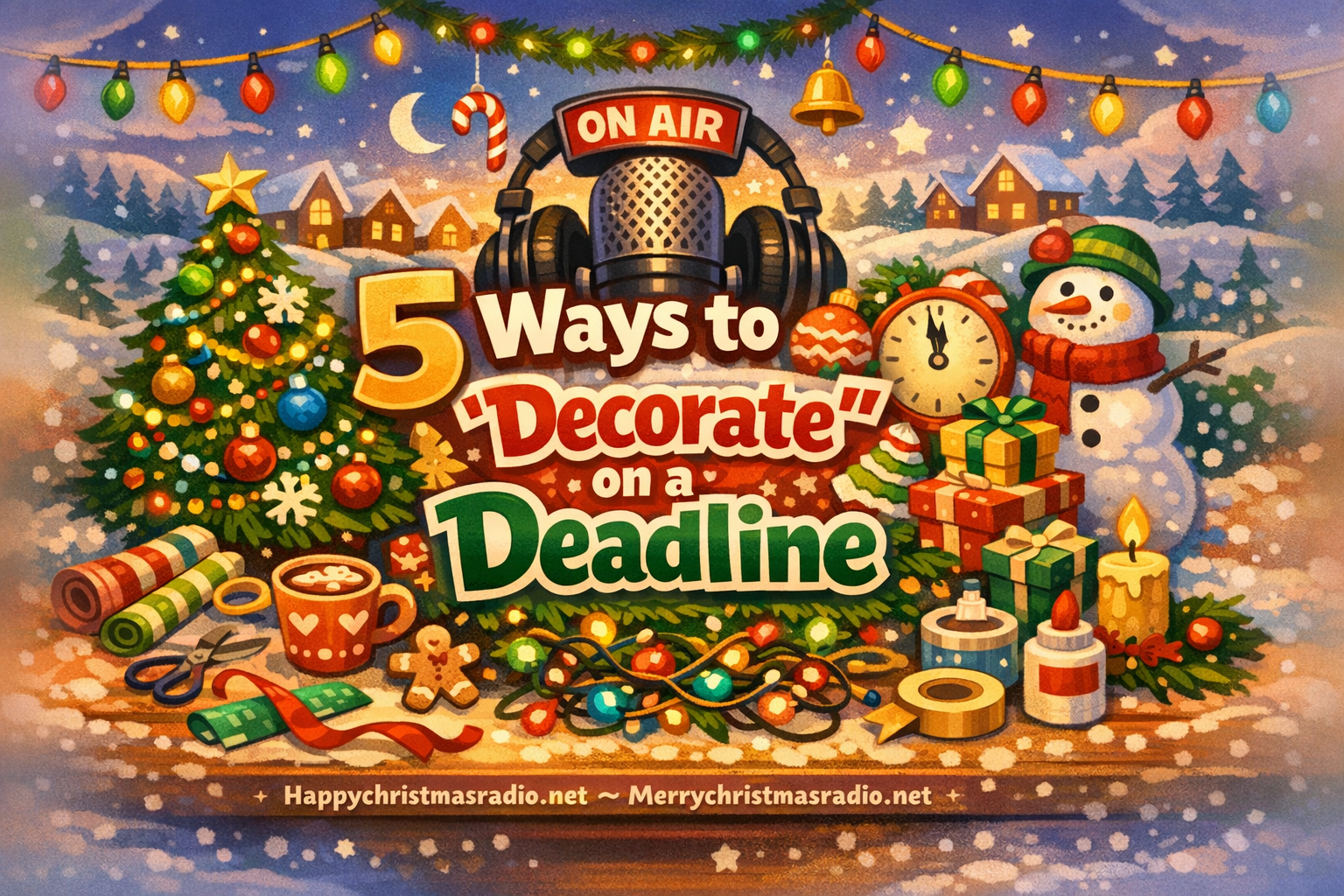 5 Ways to 'Decorate' on a Deadline