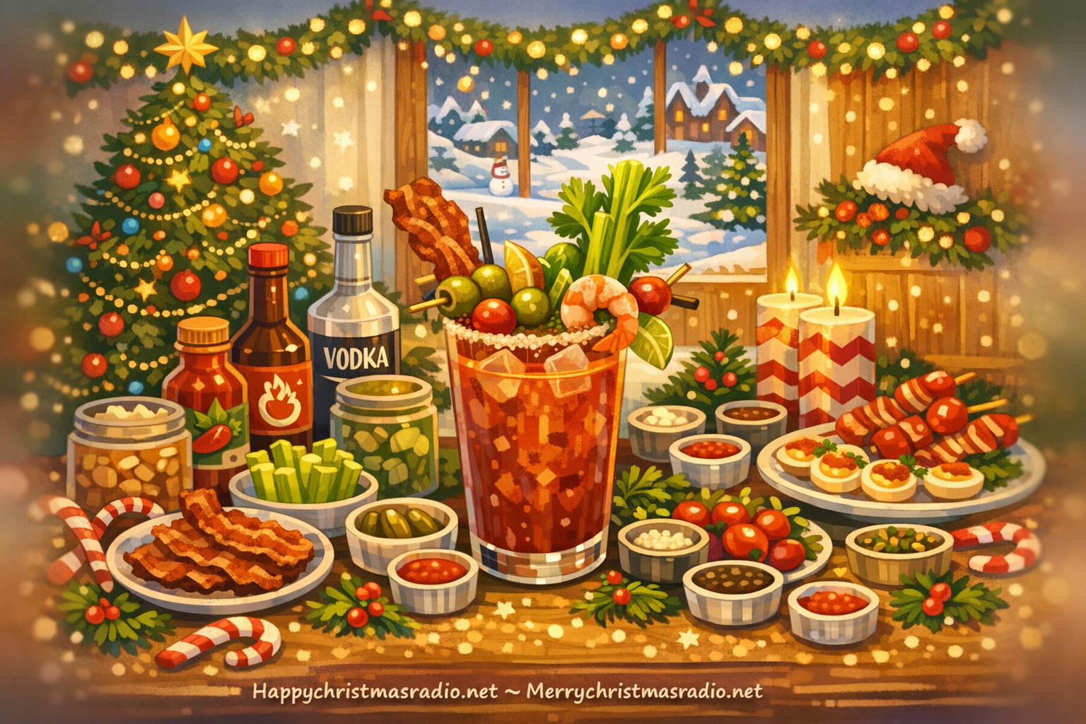 How to Create the Ultimate Bloody Mary Bar for Your Christmas Brunch