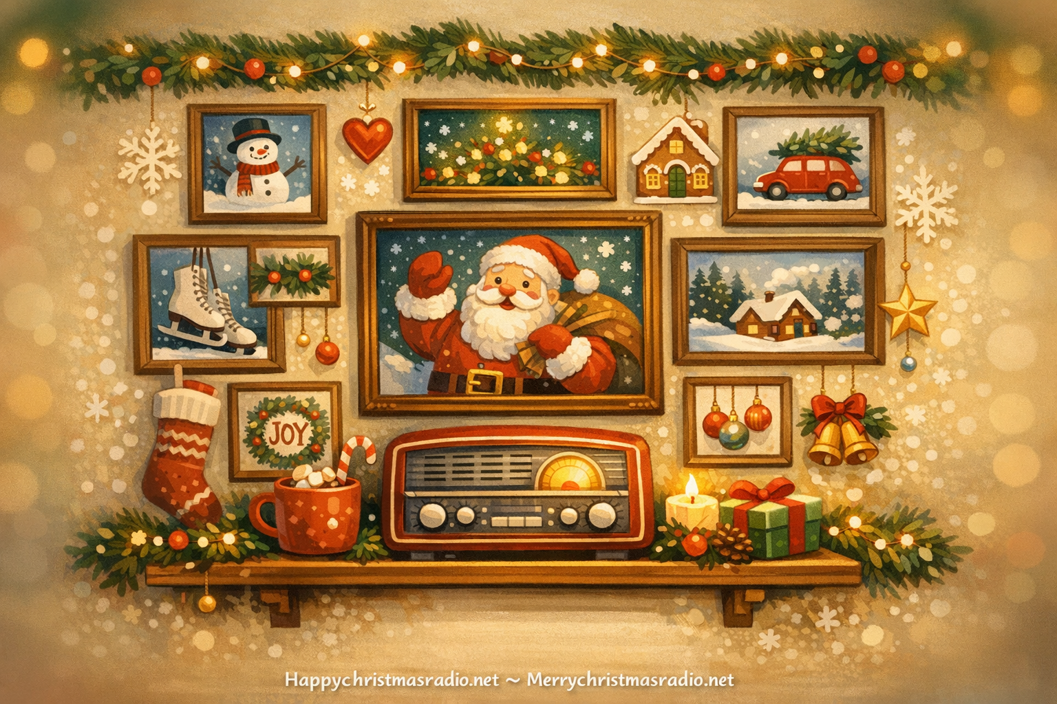 How to Style a Holiday Gallery Wall