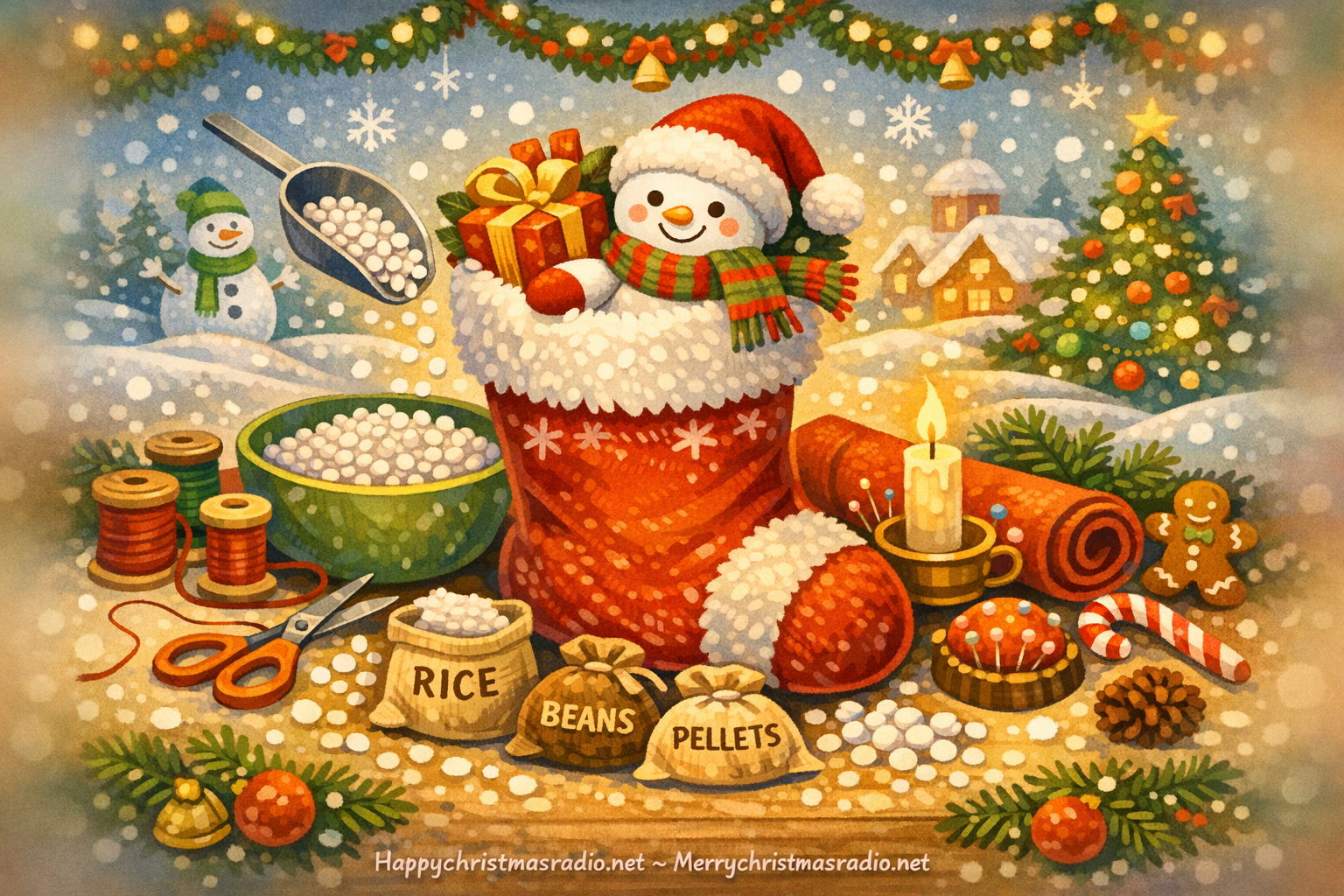 How to Make a Weighted Christmas Stocking