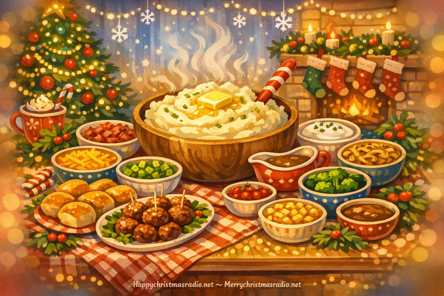 How to Set Up a Mashed Potato Bar for Christmas
