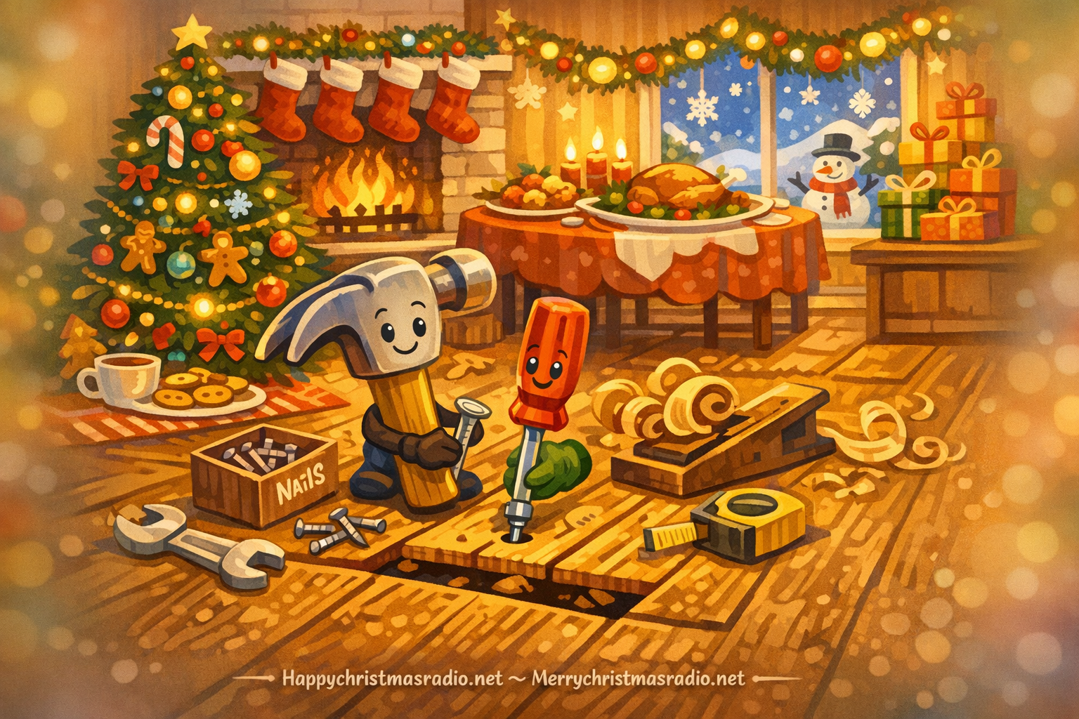 How to Fix Squeaky Floors Before the Christmas Party