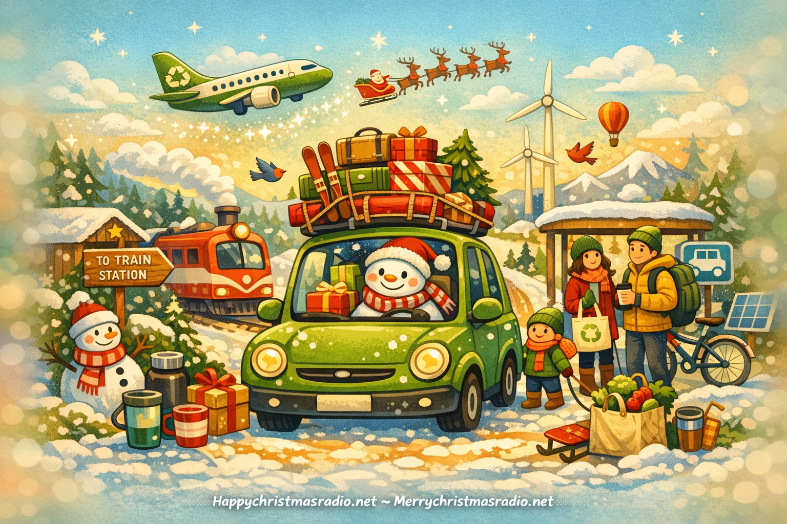 How to Travel Sustainably During the Holidays