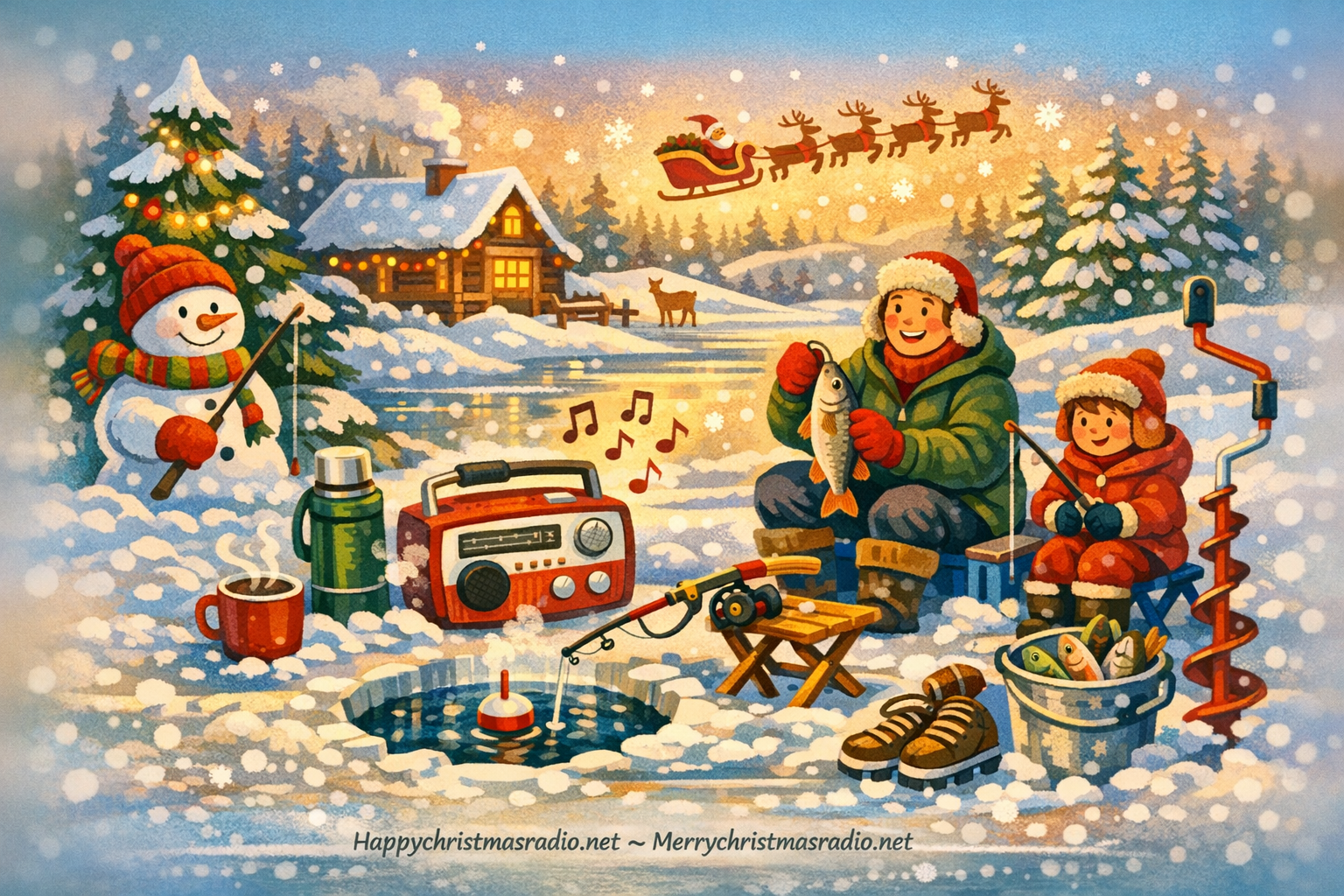 5 Tips for Ice Fishing on Christmas Day