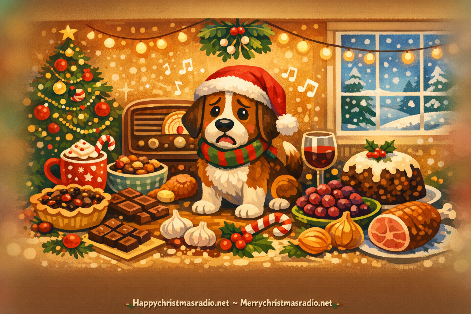 10 Christmas Foods that are Toxic to Dogs