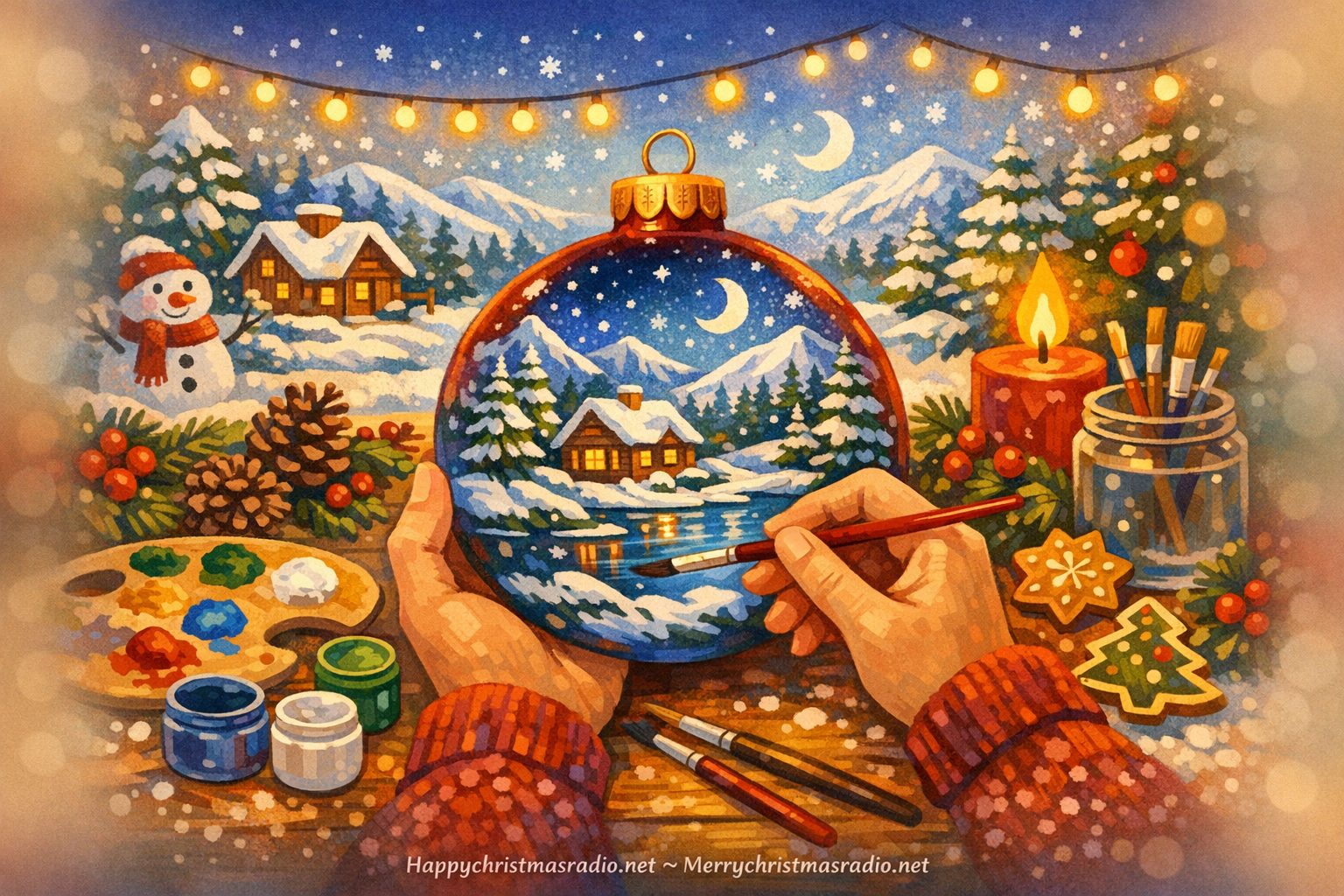 5 Tips for Painting Landscapes on Ornaments
