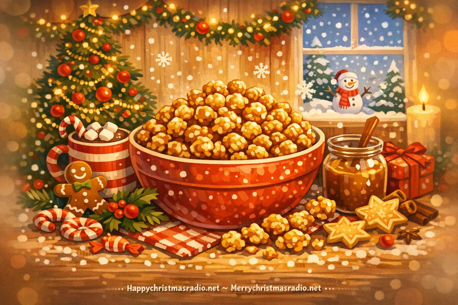 Homemade Caramel Popcorn: A Christmas Delight